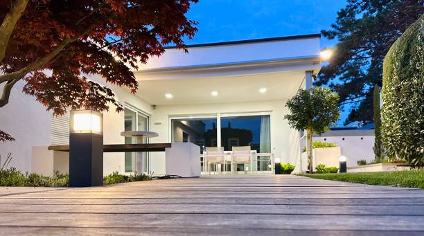 istock Illumination around the house, patio 1495886876