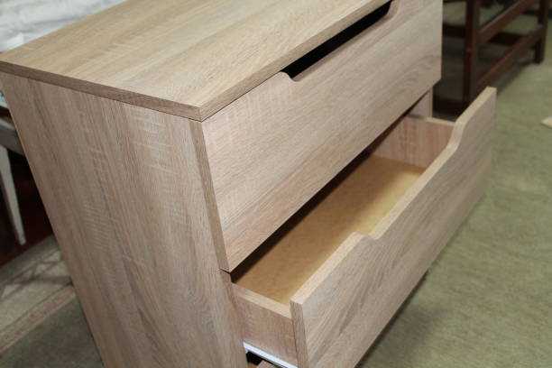 Assembling dresser furniture for the storing clothes