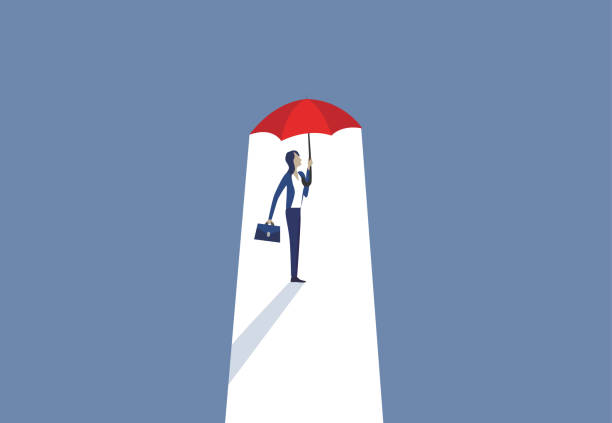 istock Business insurance concept. Symbol of protection, finance support. 1495891000