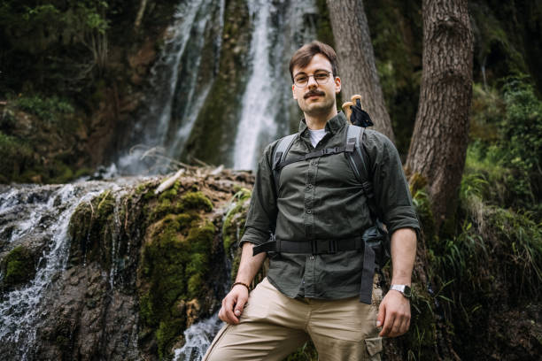 istock Portrait of a man enjoying nature 1495894343