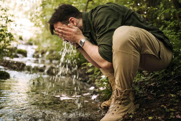 istock Enjoying a welcome respite after his long hike 1495895055