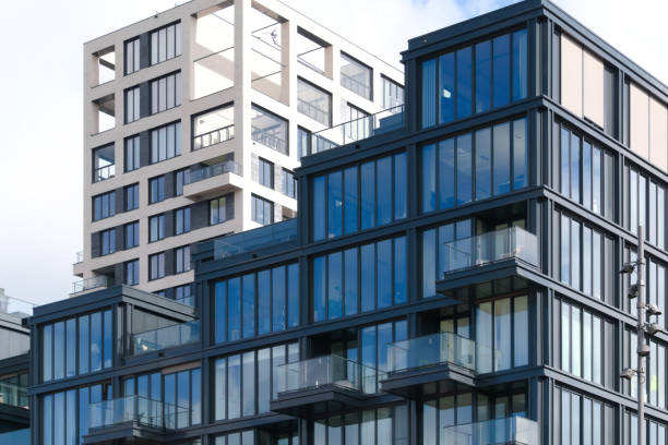 istock modern building black in foreground and white in background 1495898569