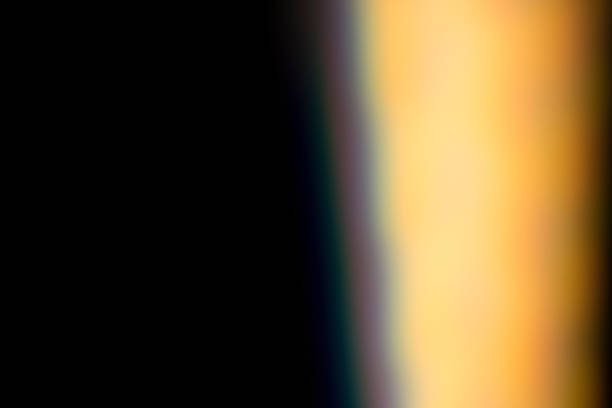 istock Light leak lens flare on black background 1495899501