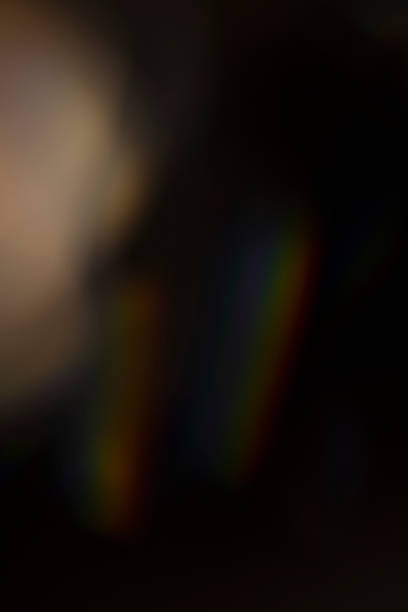 istock Light leak lens flare on black background 1495899679