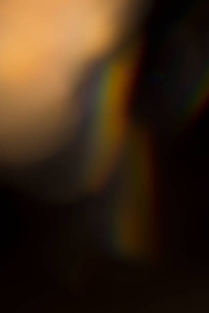 istock Light leak lens flare on black background 1495899682