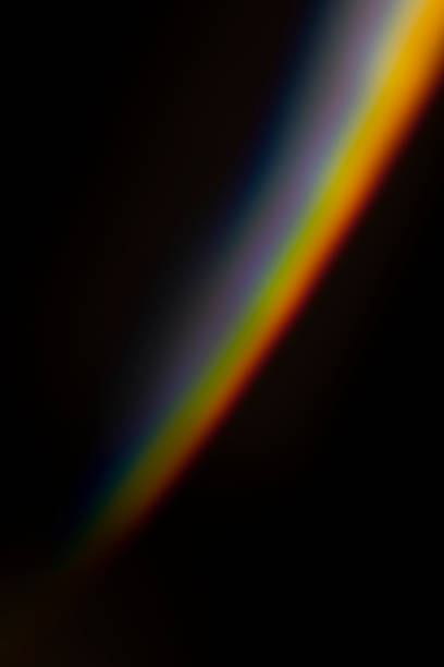 istock Light leak lens flare on black background 1495899764
