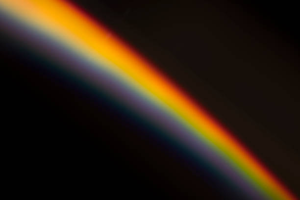 istock Light leak lens flare on black background 1495899770