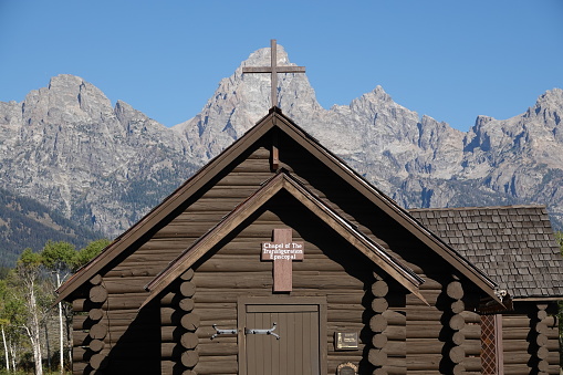 Chapel of the Transfiguration Episcopal, Grand Tetons National Par, Wyoming, USA