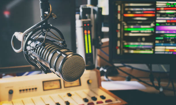 istock Professional microphone and sound mixer 1495915136