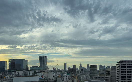 Elevated positions during great weather days into evenings to show the beauty of the city.