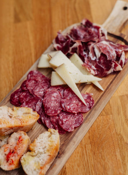 istock Table of Iberian sausages and Manchego cheeses 1495929864