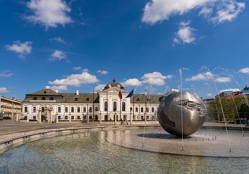 Presidential Palace in Bratislava, Europe