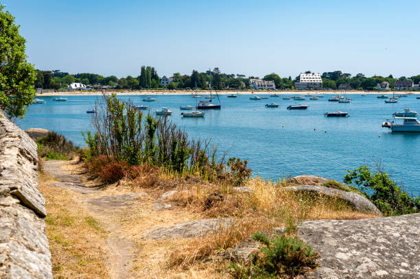 istock Summer stroll in Concarneau Bay, Brittany, France 1495932439