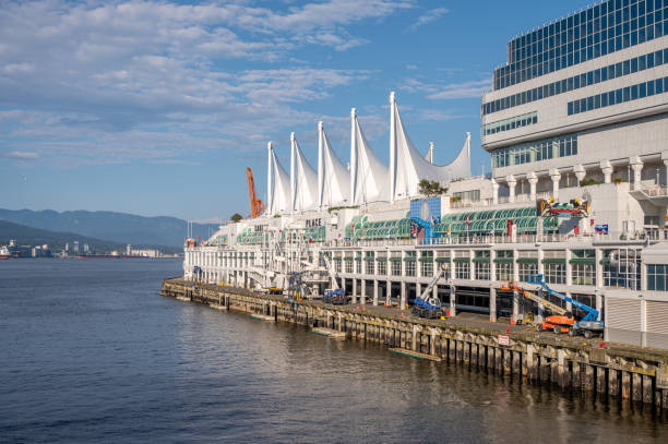 canadá lugar, vancouver - pan pacific hotel fotografías e imágenes de stock