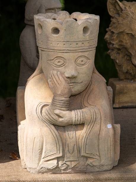 istock Homemade Medieval Stone Carvings. 1495936887