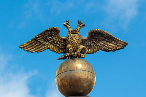 istock Double-headed eagle obelisk of the Empress in Helsinki 1495937261
