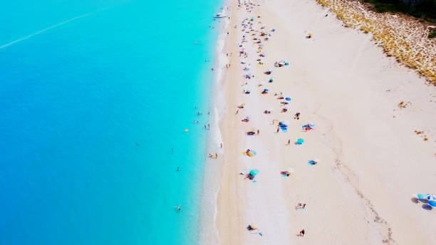 istock Aerial view of turquoise sea 1495938807