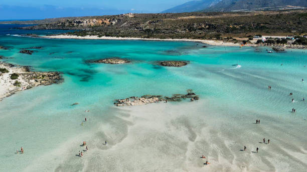 istock Aerial view of turquoise sea 1495938921