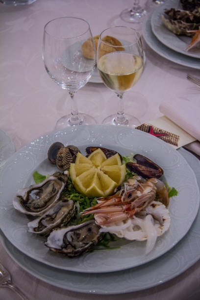 istock Seafood by a typical italian restaurant 1495943978
