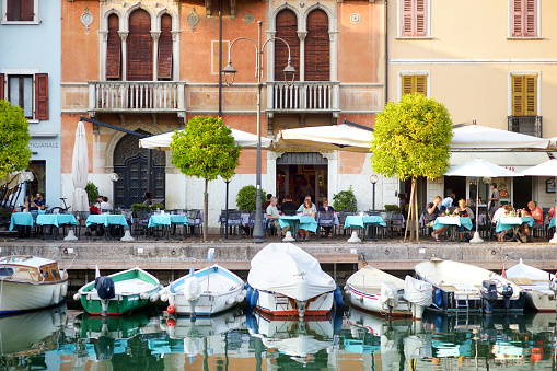 Beautiful views of Desenzano del Garda, a town and comune in the province of Brescia, in Lombardy, Italy, on the southwestern shore of Lake Garda