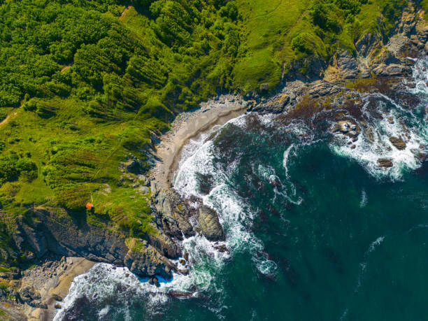 Aerila view of the coastline