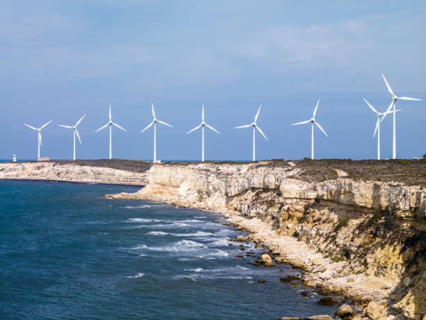 istock Wind Turbine and lighthouse. Bozcaada 1495949222