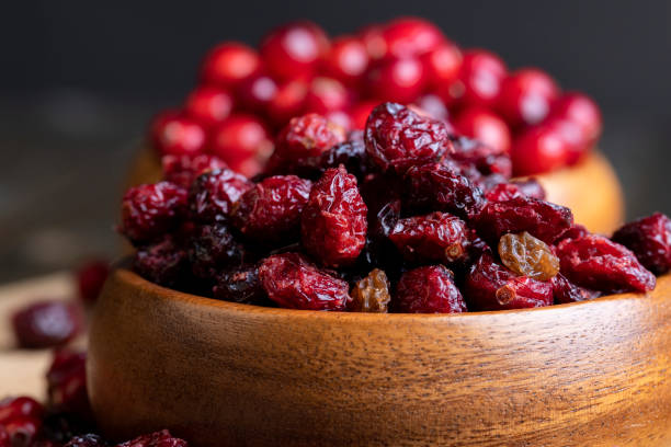 istock Dried red cranberries with sugar syrup 1495950731