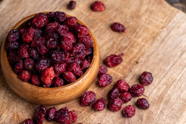 istock Dried red cranberries with sugar syrup 1495950804