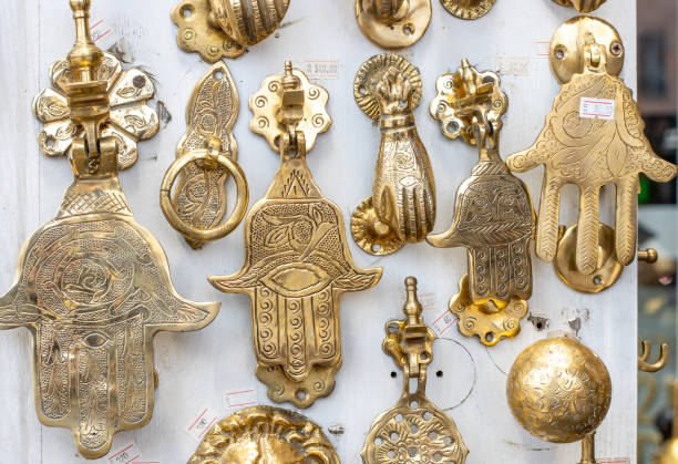istock Door Knocker at Mellah District in Marrakesh, Morocco 1495962982