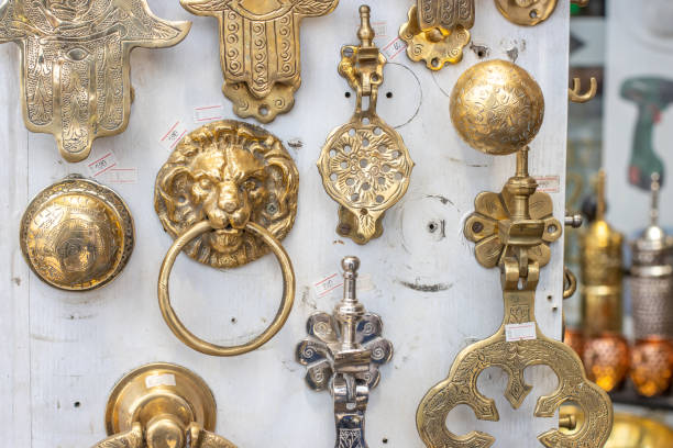 Door Knocker at Mellah District in Marrakesh, Morocco
