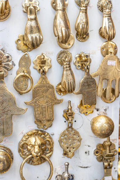 istock Door Knocker at Mellah District in Marrakesh, Morocco 1495963053