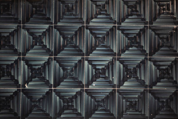 istock The texture of old tiles on buildings. 1495964179