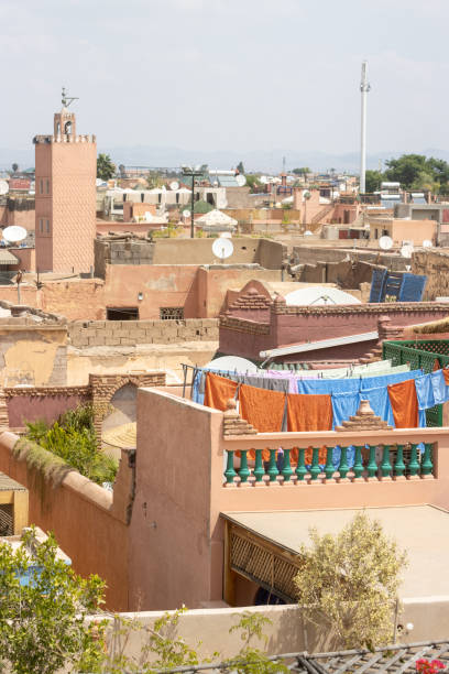 istock Washing Line in Medina District of Marrakesh, Morocco 1495966342