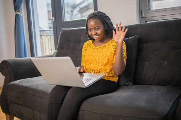 istock Young woman working from home 1495981177