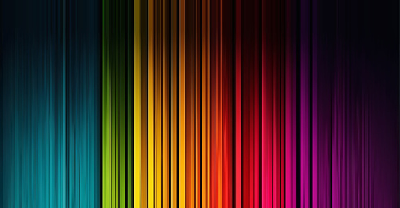 Rainbow lines colorful background. Vector