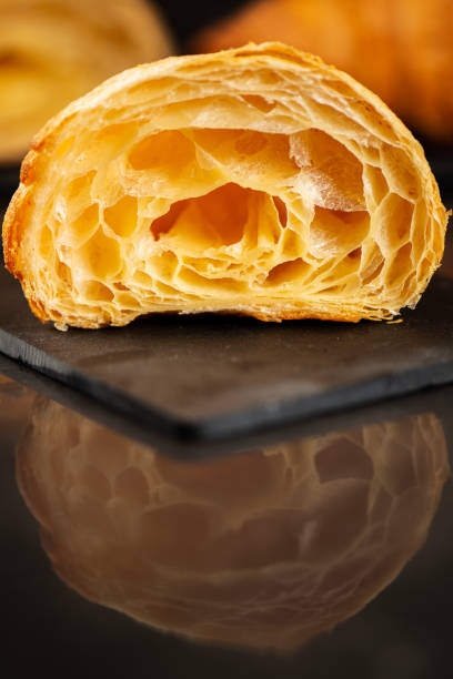 Delicious butter croissants