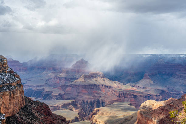 istock Snow Clouds Over The Grand Canyon 1495993031