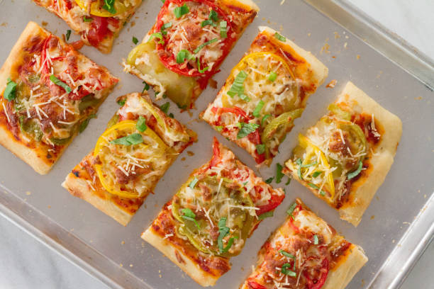 istock Heirloom Tomato & Focaccia Pizza 1495993742