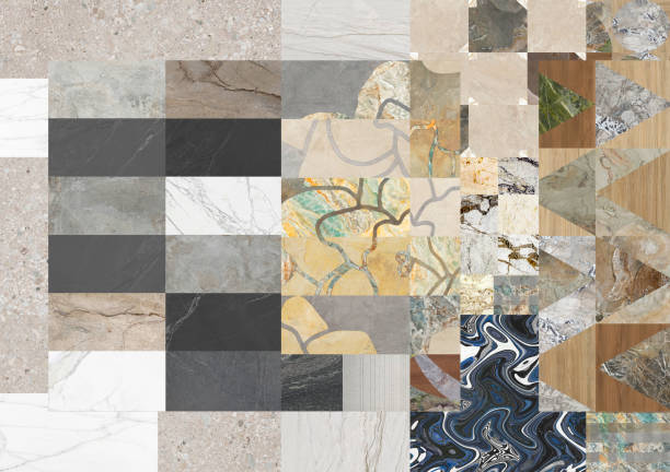 istock Background mosaic. Mosaic tiles geometric pattern Colorful for background. 1495996189