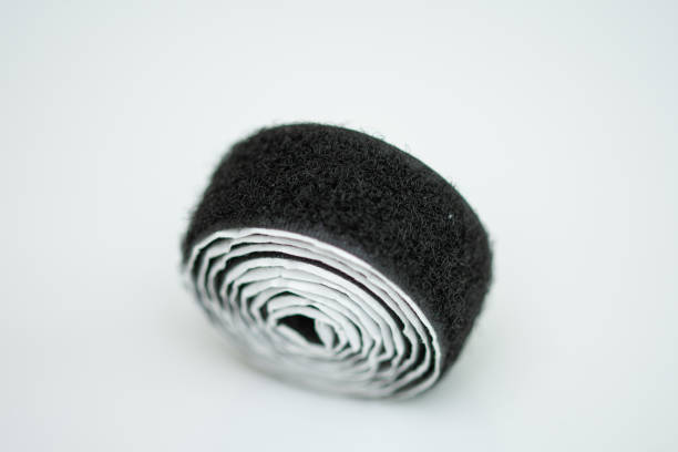 istock black Velcro type slim band black, fluffy + velvet 1495996959