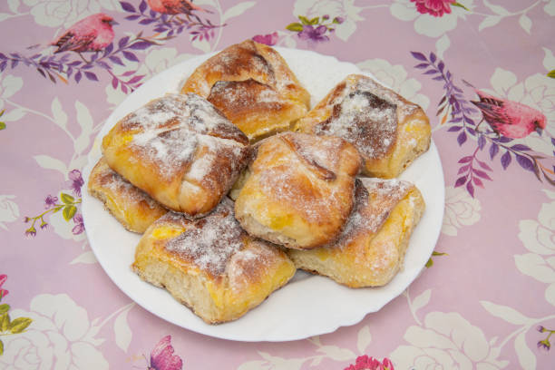 Branzoici ,Fresh cow cheese  pie from Bistrita