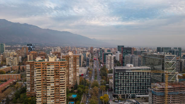 istock Santiago, chile seen from the sky 1496007984