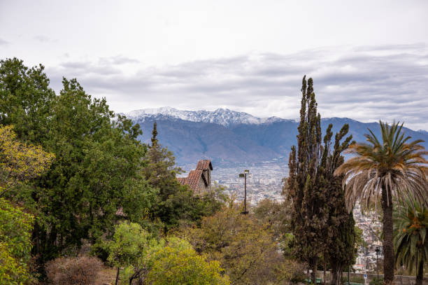View from the Parque Metropolitano viewpoint in Santiago