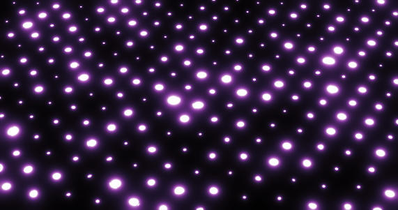 Abstract background of purple flashing dots.