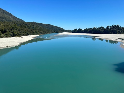 River mouth, West Coast New Zealand