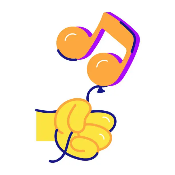 Vector illustration of Music Note