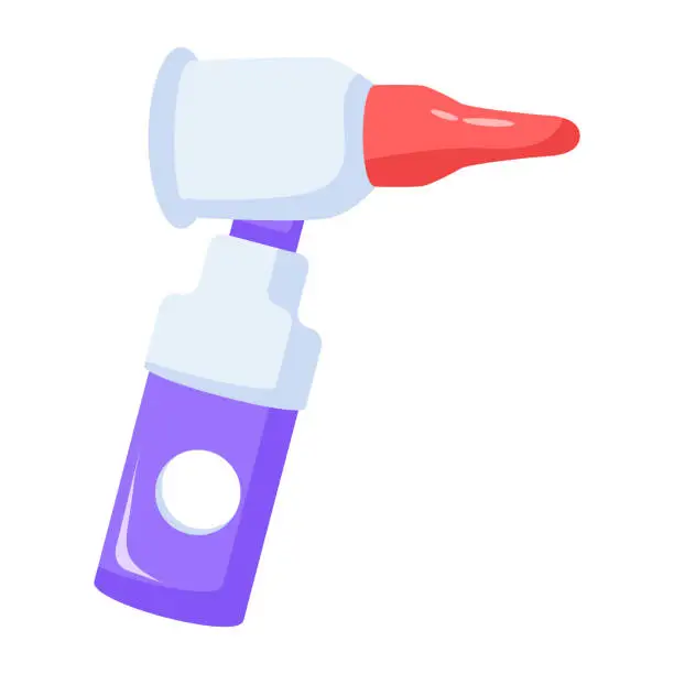 Vector illustration of Ear Lavage