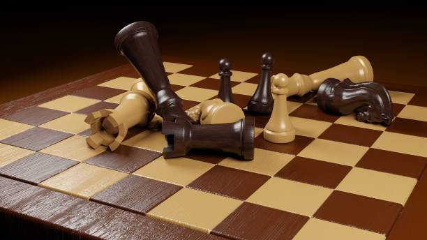 istock Game of chess. Figures on chessboard. Analysis, strategy concept. Strategic thinking. 1496041321