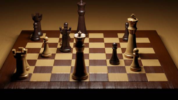 istock Game of chess. Figures on chessboard. Analysis, strategy concept. Strategic thinking. 1496041332