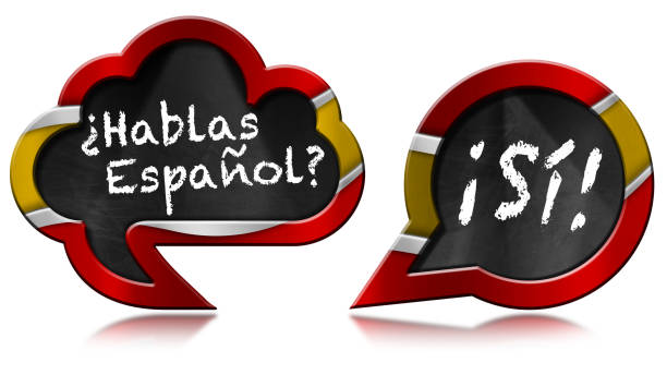 istock Hablas Espanol and Si - Two Speech Bubbles Isolated on White Background 1496050383